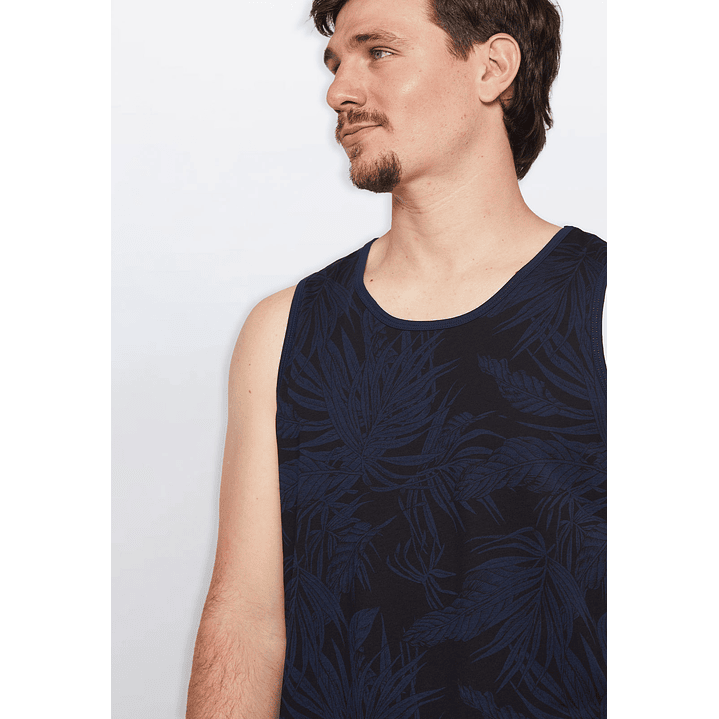 Polera Hombre Hoja Azul Familyshop 4