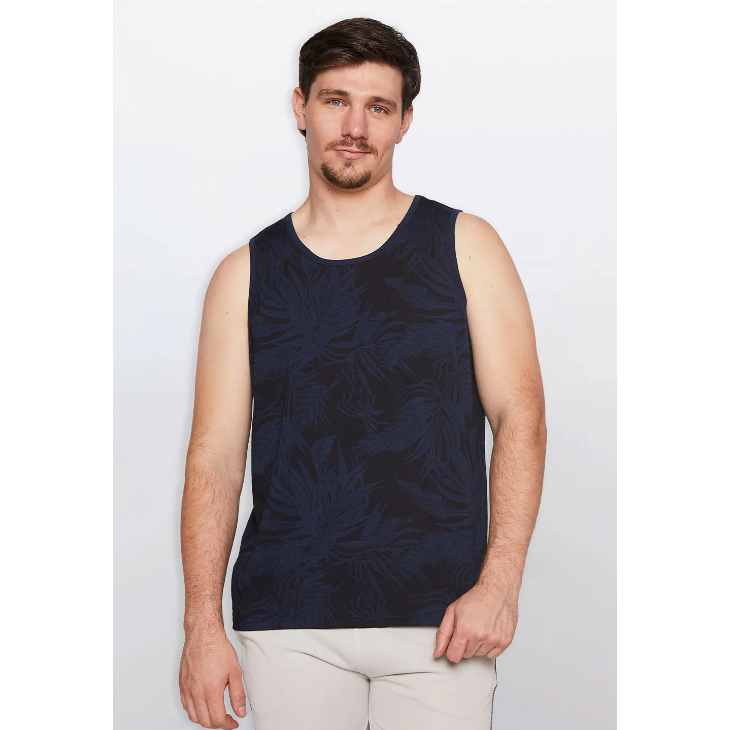 Polera Hombre Hoja Azul Familyshop 1