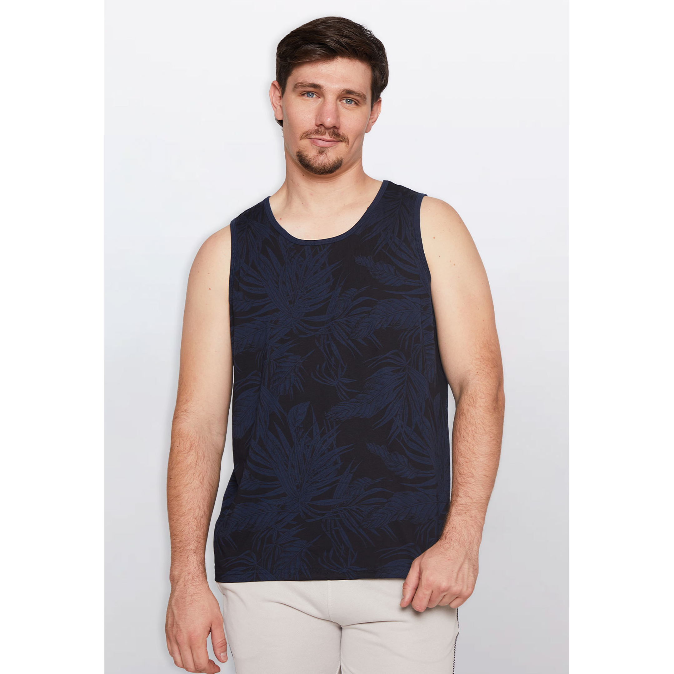 Polera Hombre Hoja Azul Familyshop 1