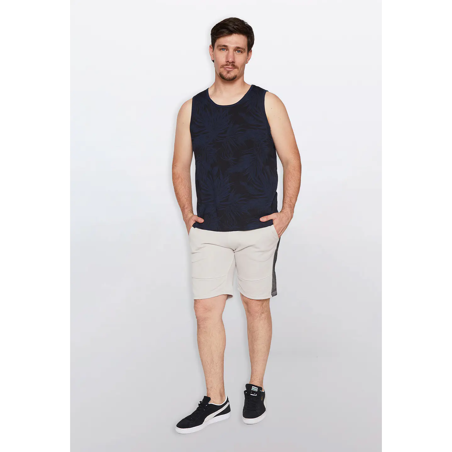 Polera Hombre Hoja Azul Familyshop 2