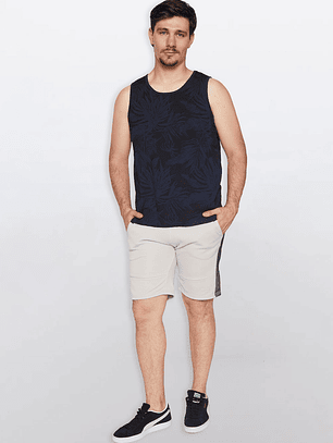 Polera Hombre Hoja Azul Familyshop