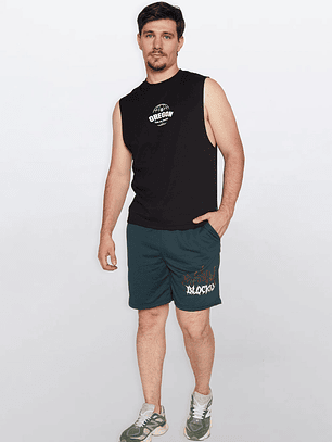 Bermuda Hombre Slim Fit Verde Familyshop