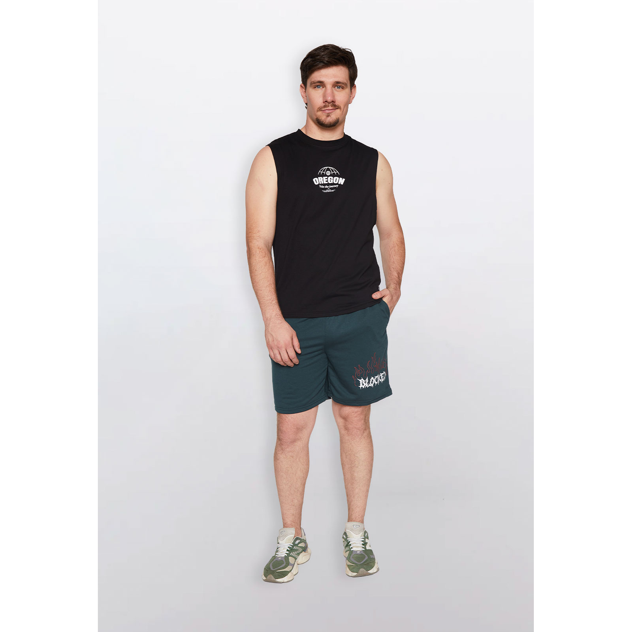 Polera Hombre Oregon Negro Familyshop 2