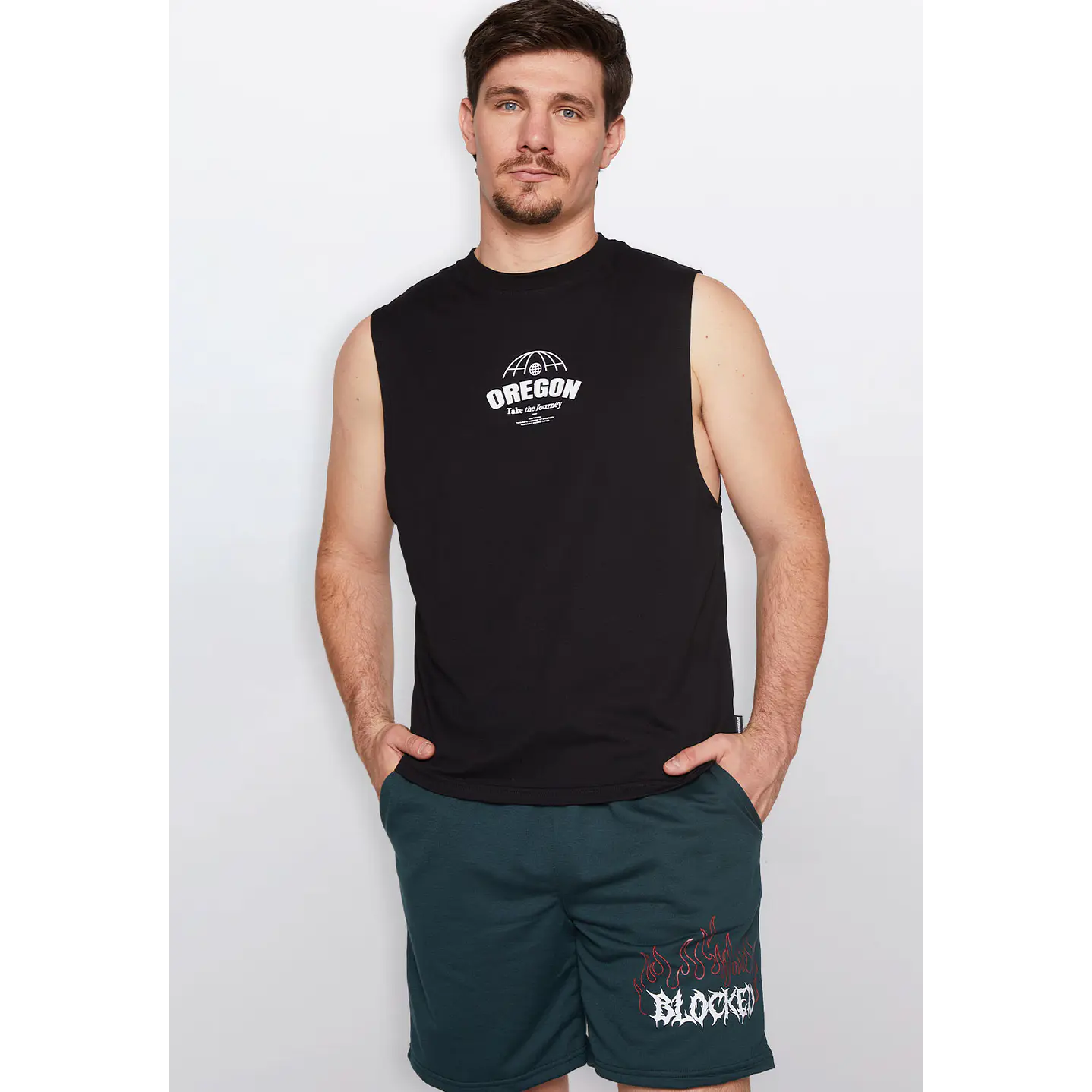 Polera Hombre Oregon Negro Familyshop 1