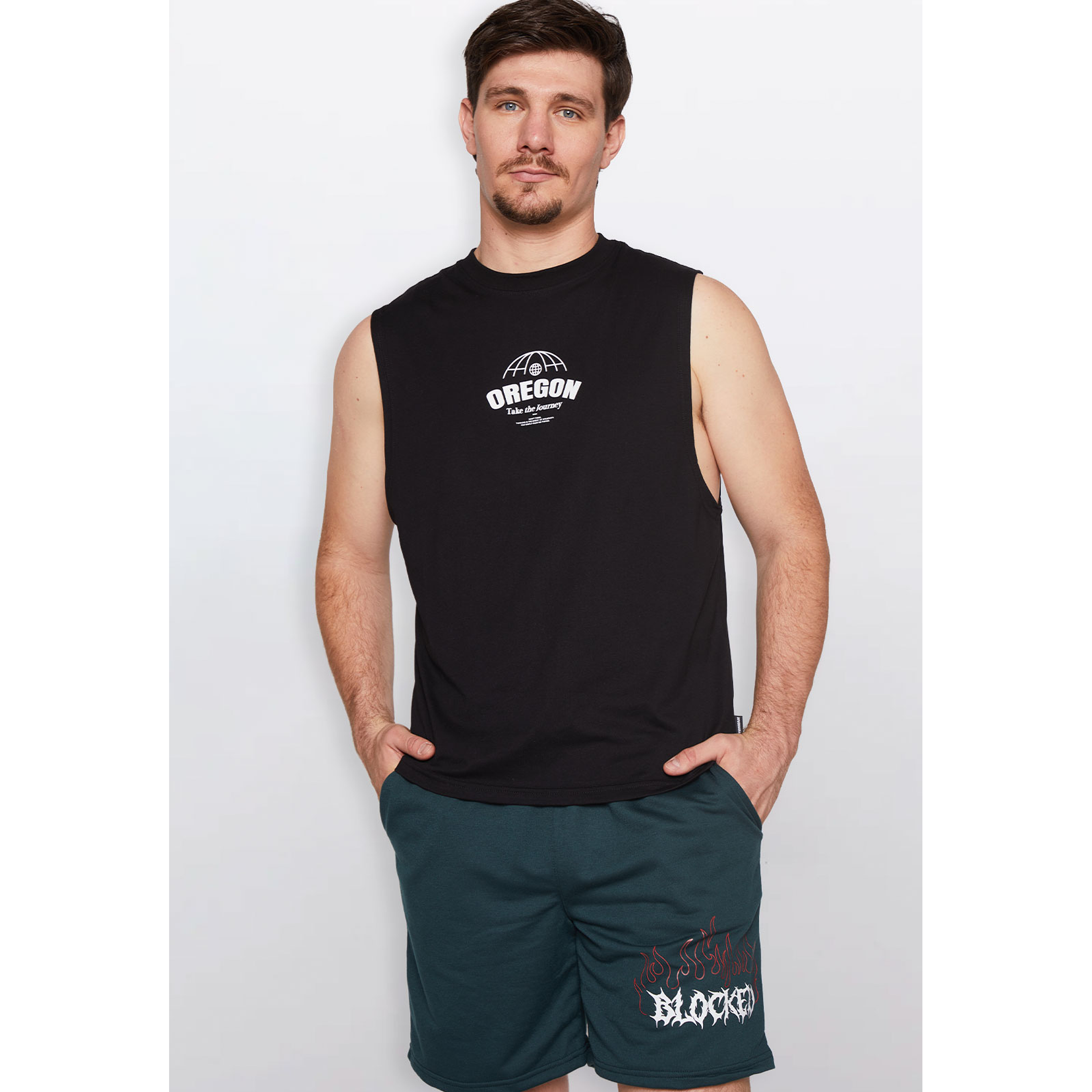 Polera Hombre Oregon Negro Familyshop 1