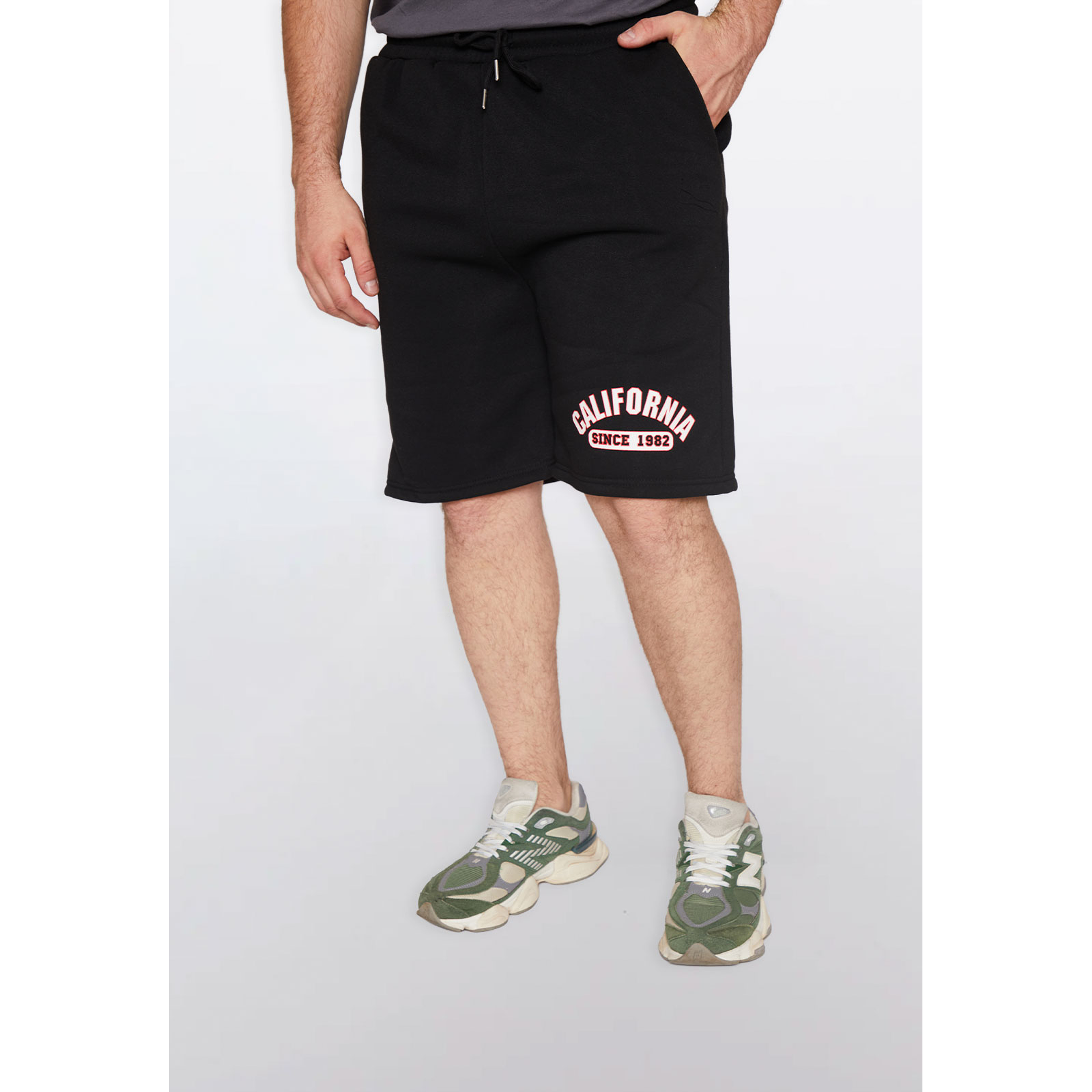 Bermuda Hombre California Negro Familyshop 1