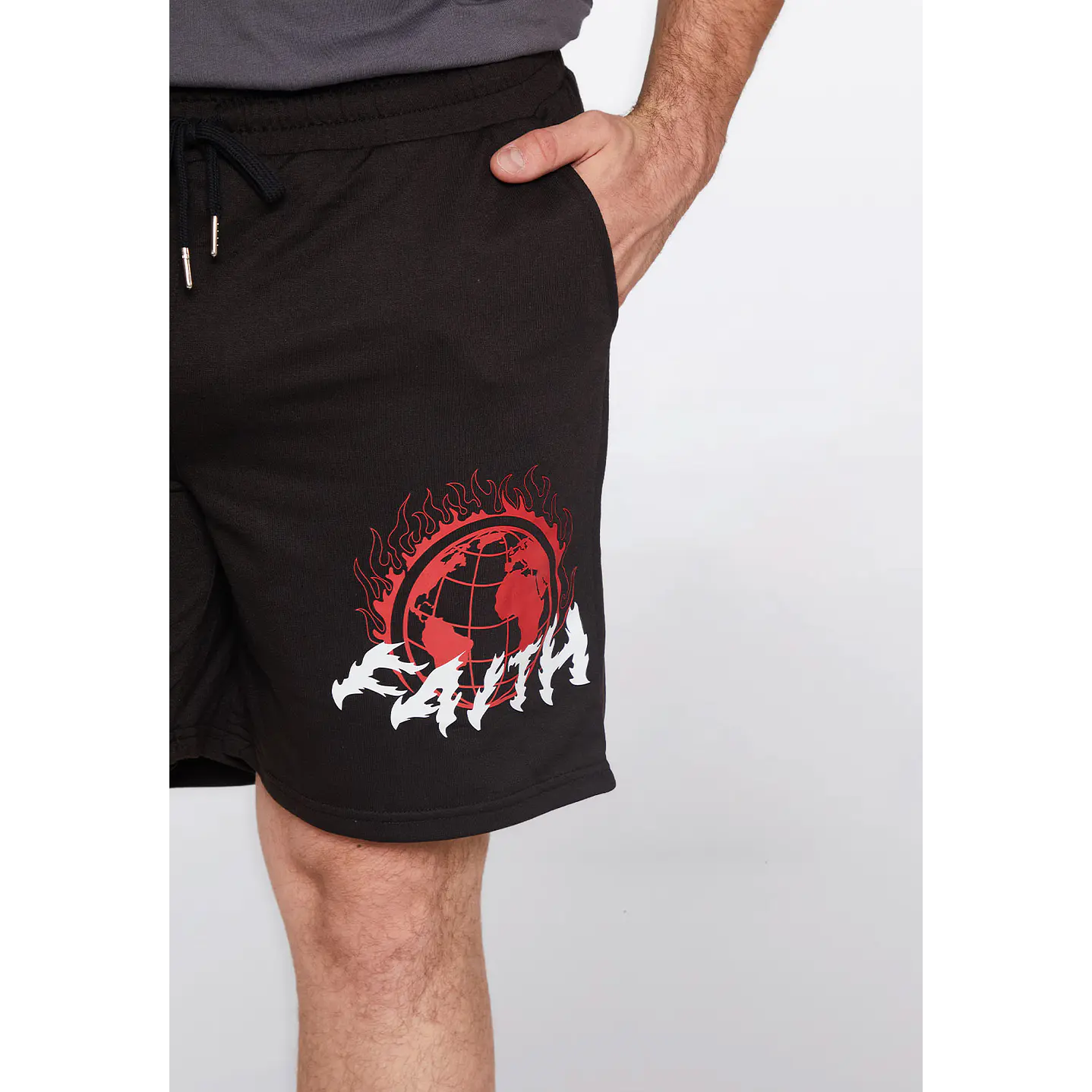 Bermuda Hombre Slim Fit Negro Familyshop 4
