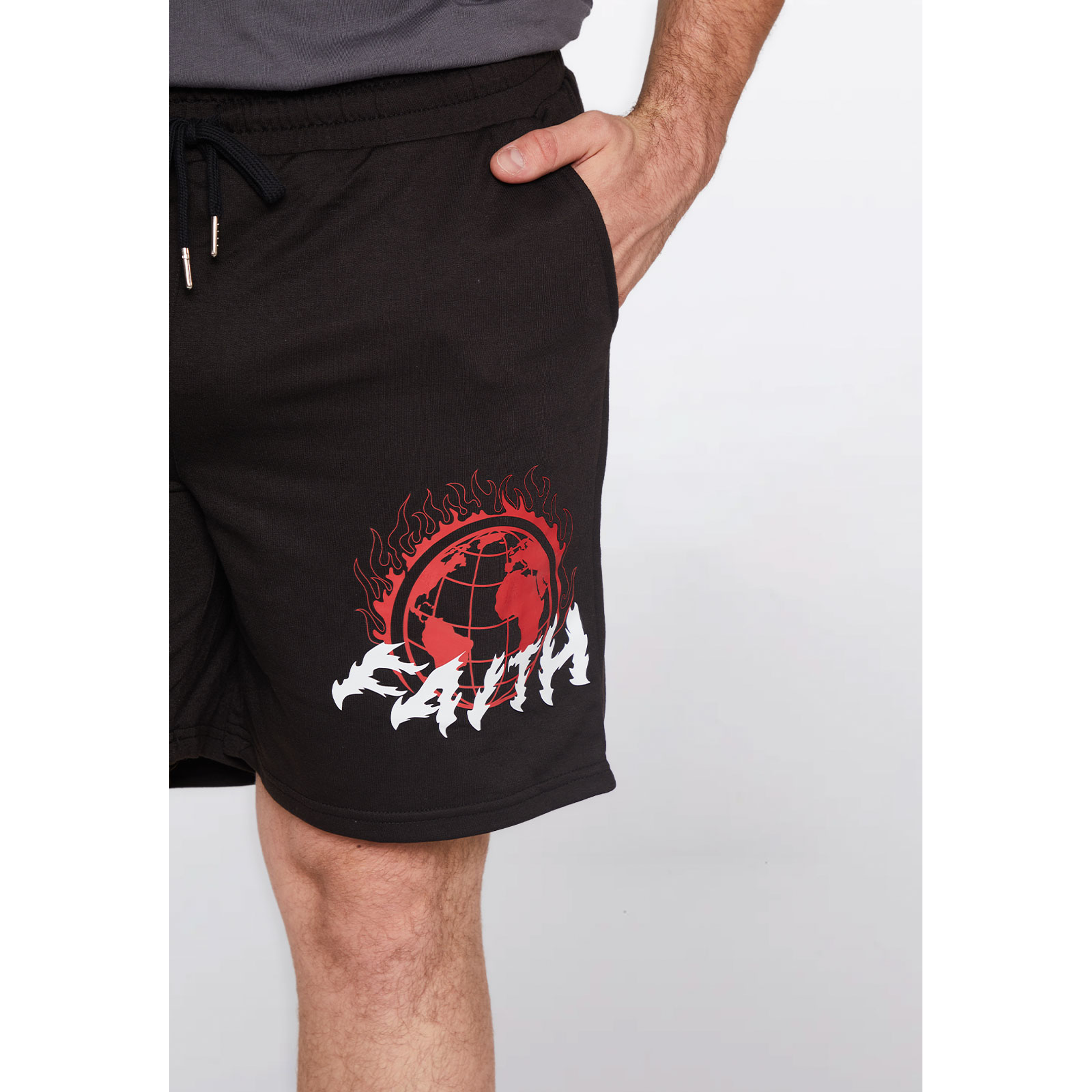 Bermuda Hombre Slim Fit Negro Familyshop 4