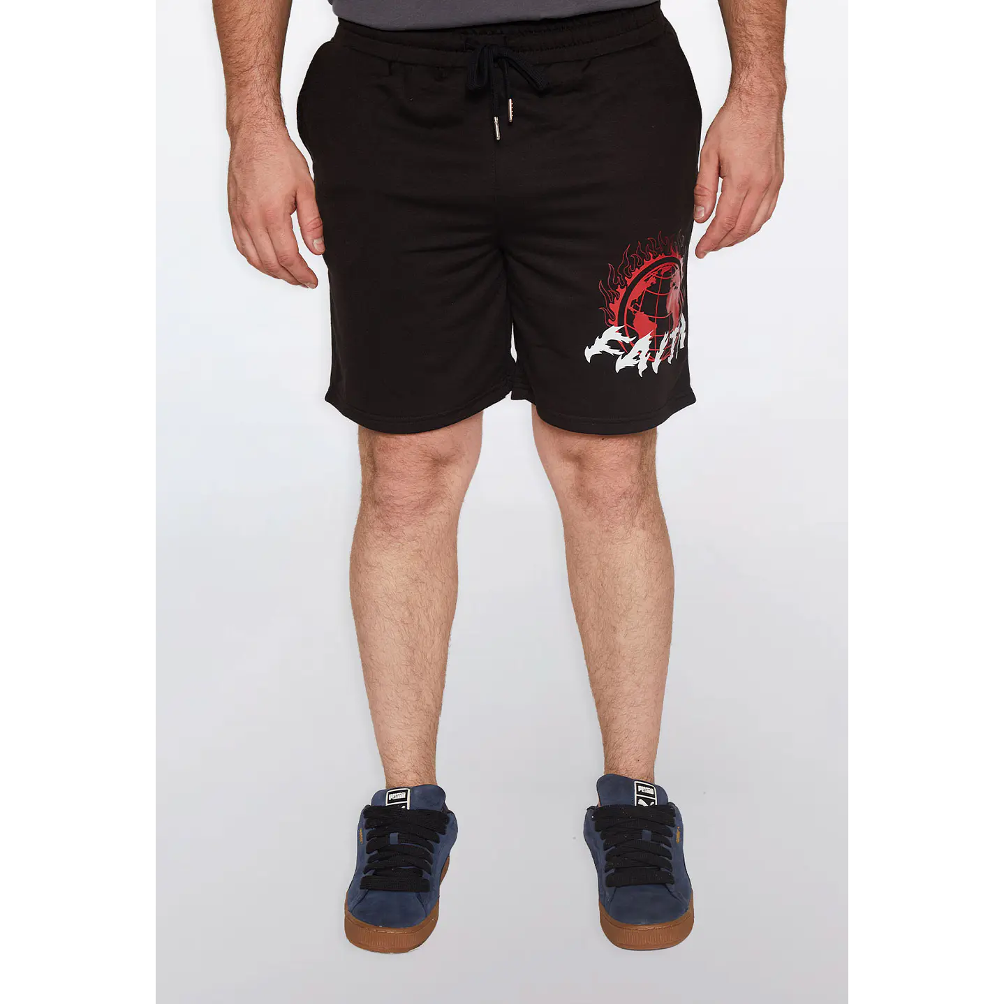 Bermuda Hombre Slim Fit Negro Familyshop 1