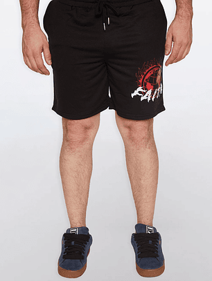 Bermuda Hombre Slim Fit Negro Familyshop