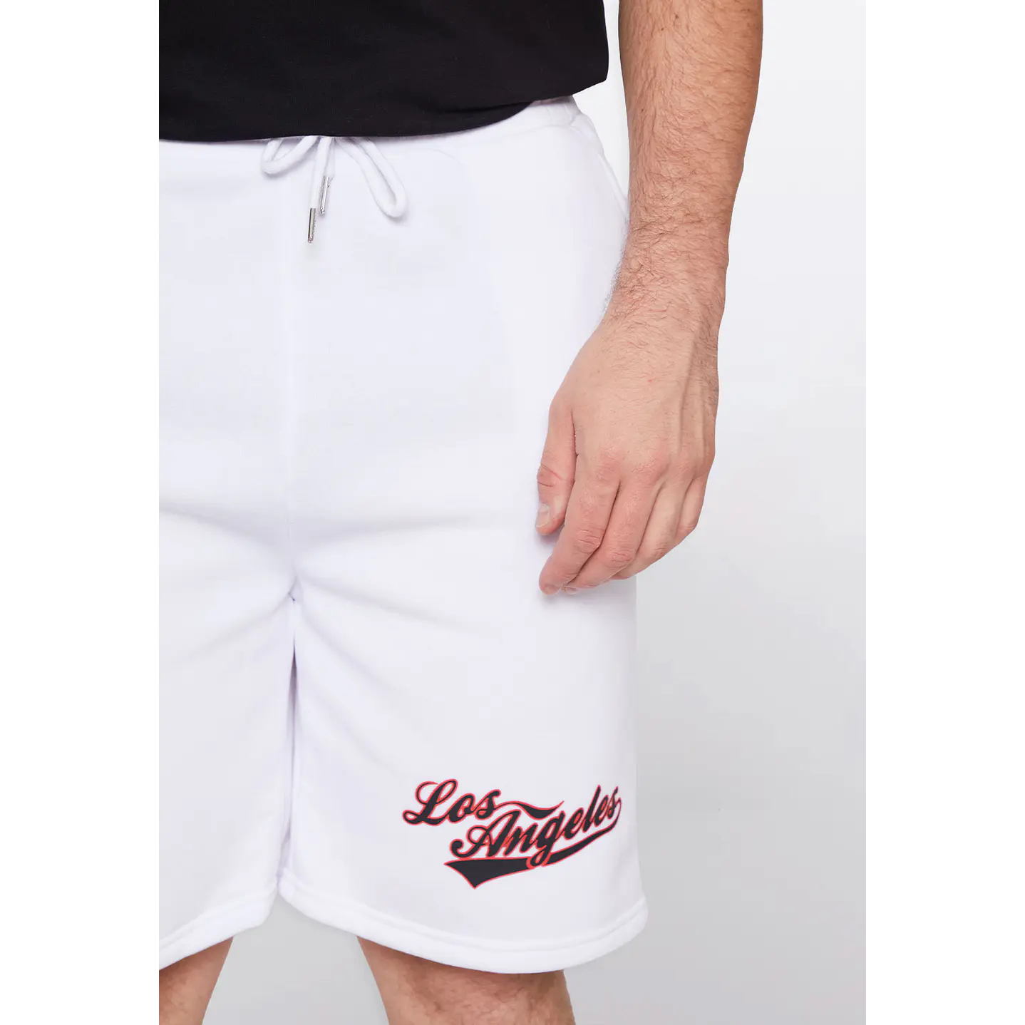 Bermuda College Hombre Slim Fit Blanco Familyshop 3