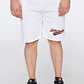 Bermuda College Hombre Slim Fit Blanco Familyshop - Miniatura 1