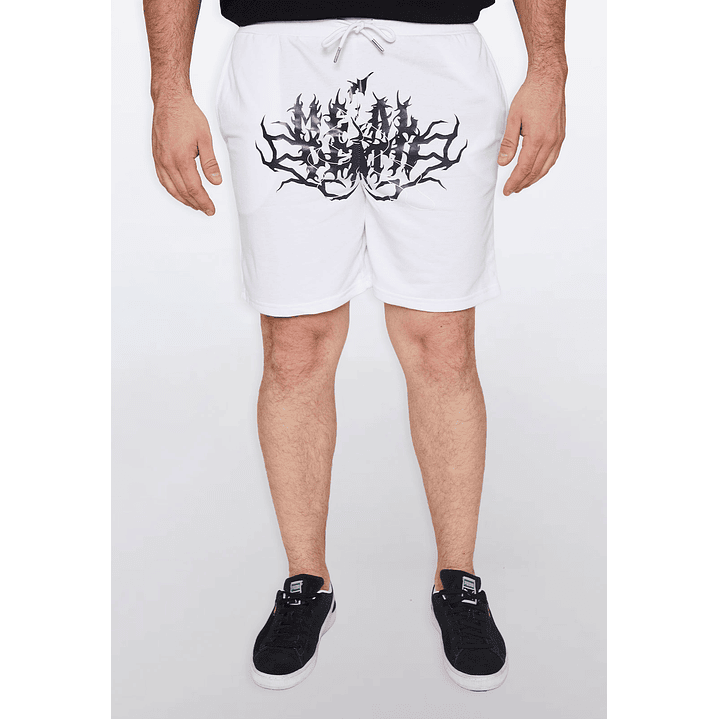 Bermuda Hombre Slim Fit Blanco Familyshop 1