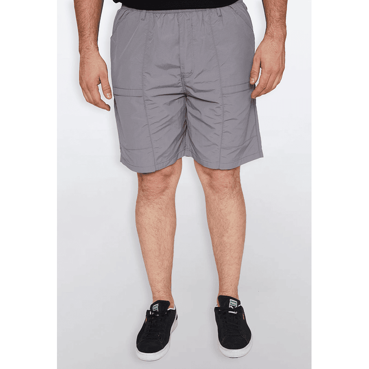 Bermuda Hombre Taslan Gris Familyshop 1