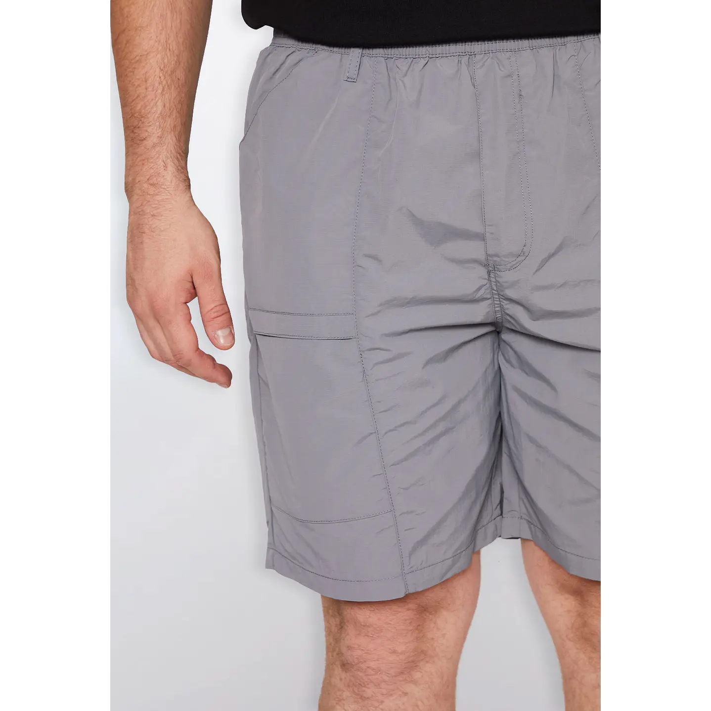 Bermuda Hombre Taslan Gris Familyshop 4
