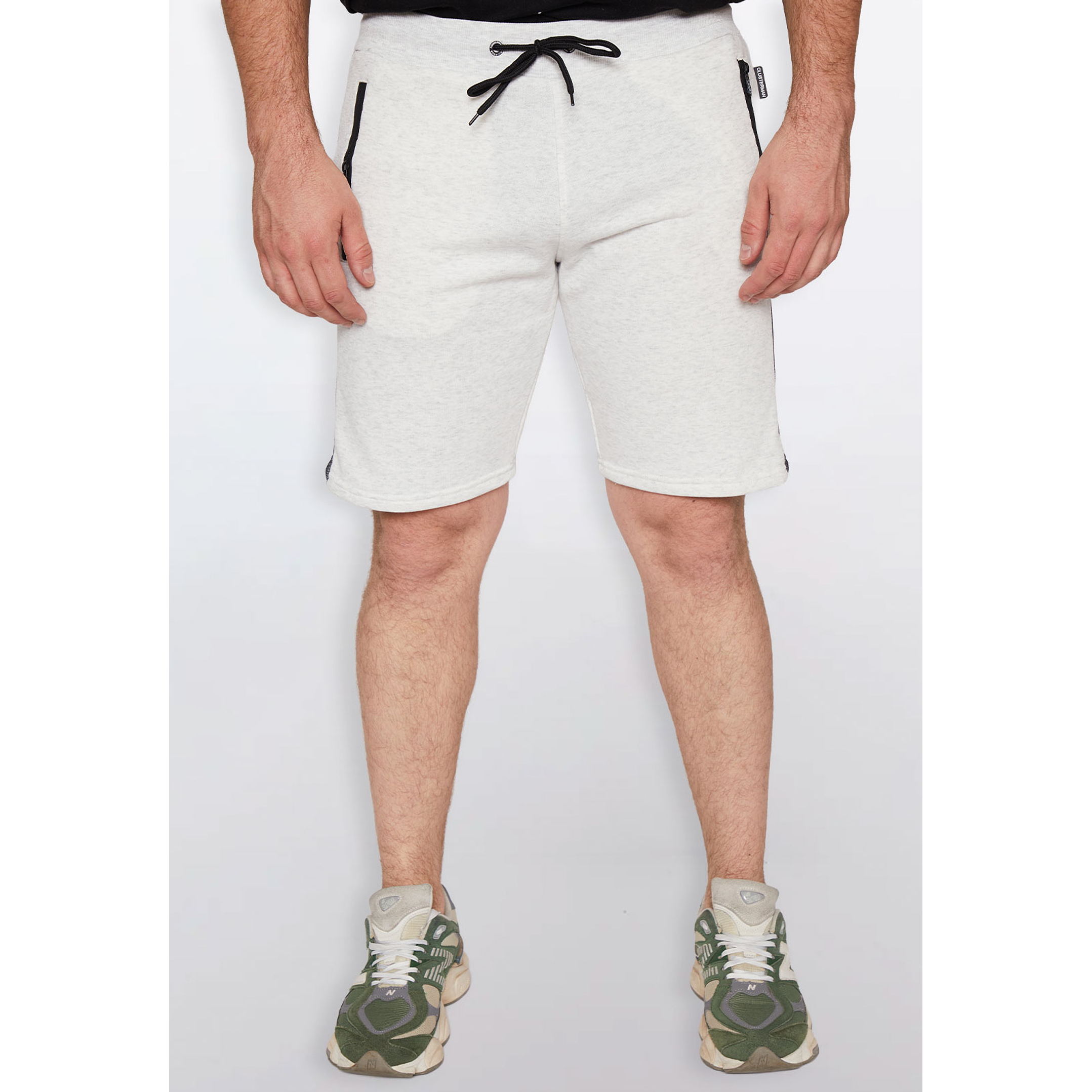 Bermuda Hombre Malla Cierre Gris Familyshop 3