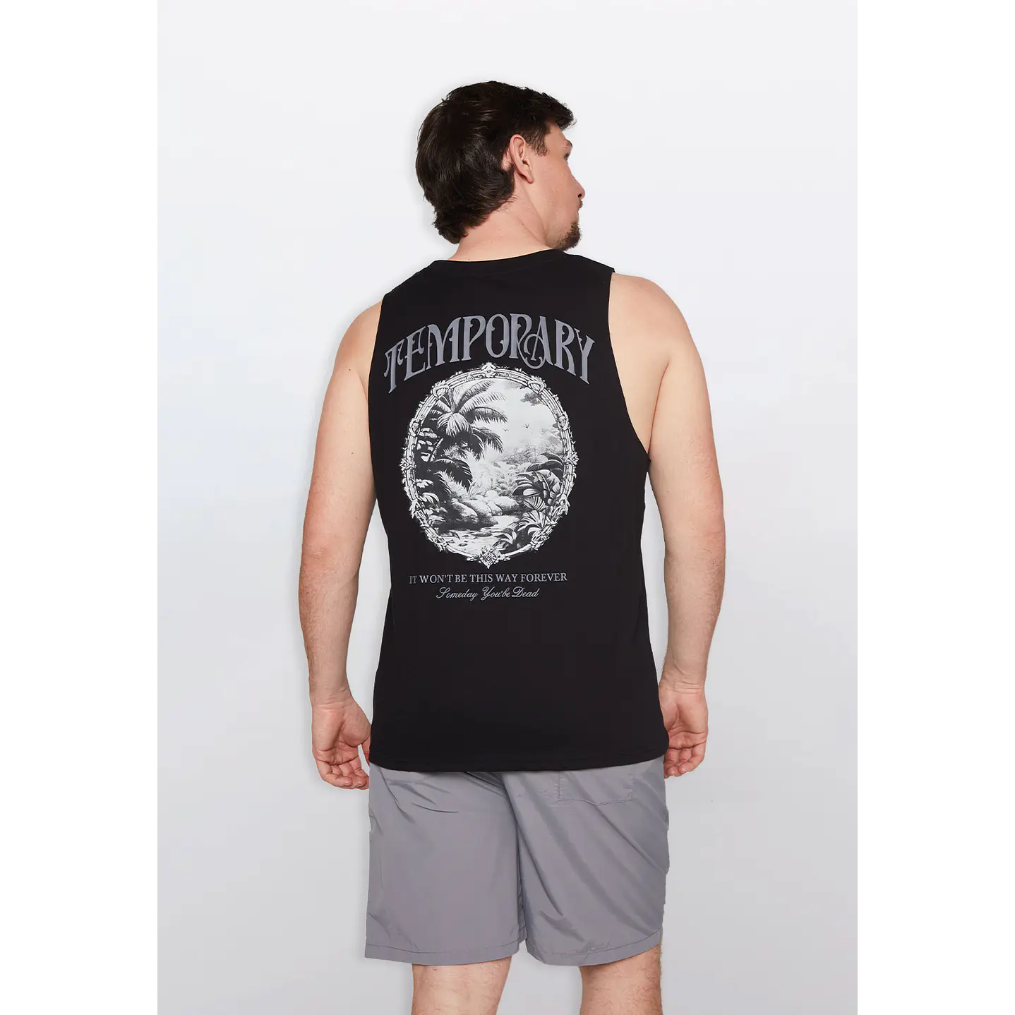 Polera Hombre Sin Mangas Negro Familyshop 3