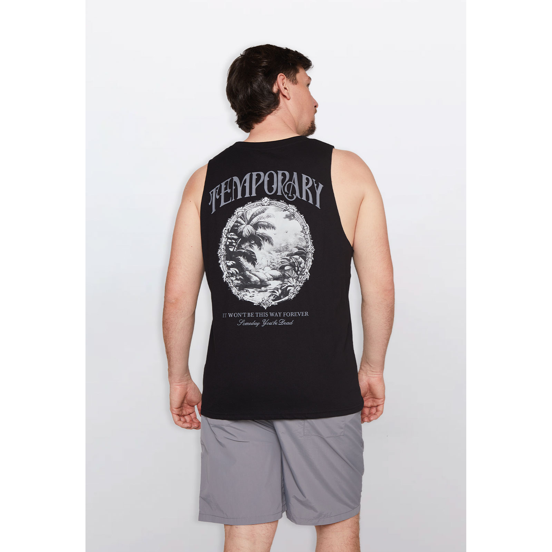 Polera Hombre Sin Mangas Negro Familyshop 3