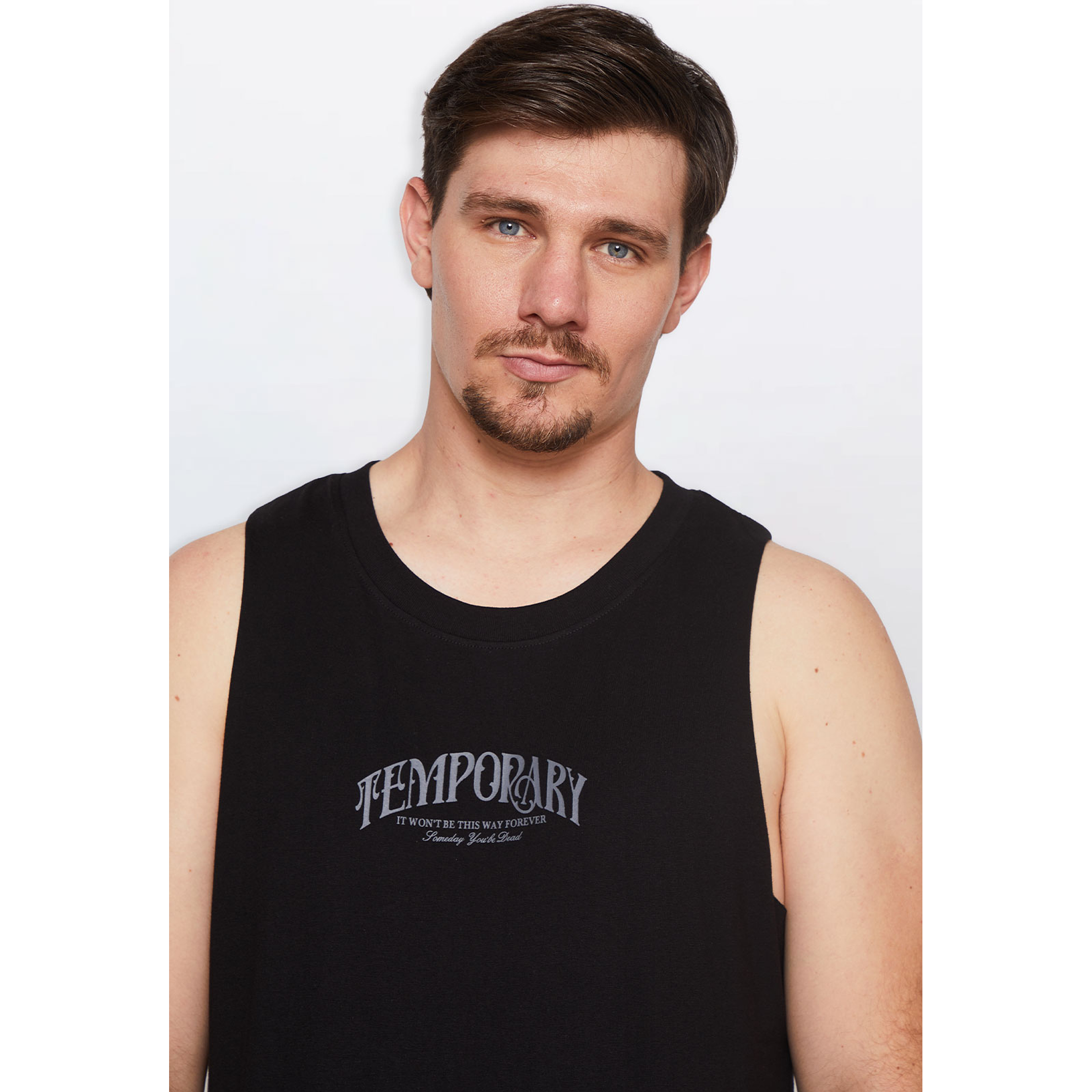 Polera Hombre Sin Mangas Negro Familyshop 4