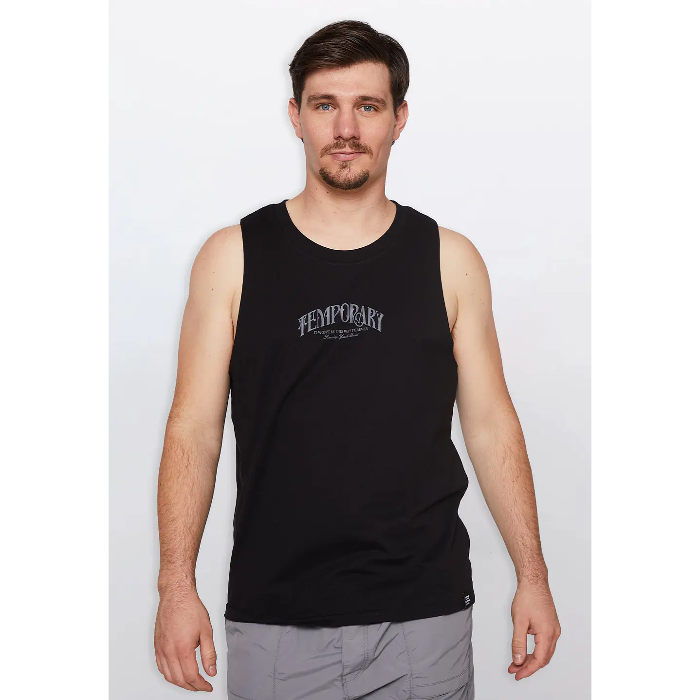 Polera Hombre Sin Mangas Negro Familyshop 1