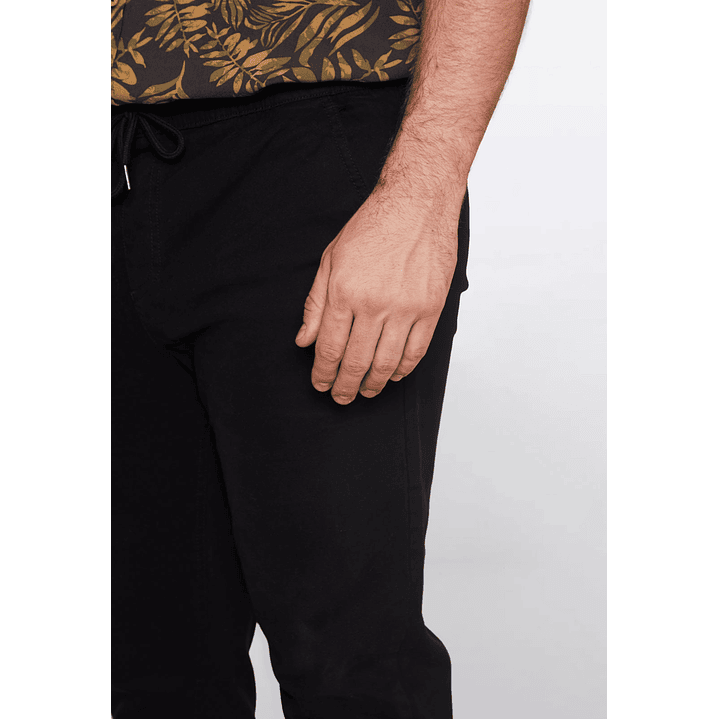 Pantalón Hombre Jogger Liso Negro Familyshop 4