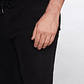 Pantalón Hombre Jogger Liso Negro Familyshop - Miniatura 4