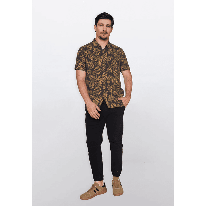 Pantalón Hombre Jogger Liso Negro Familyshop 2