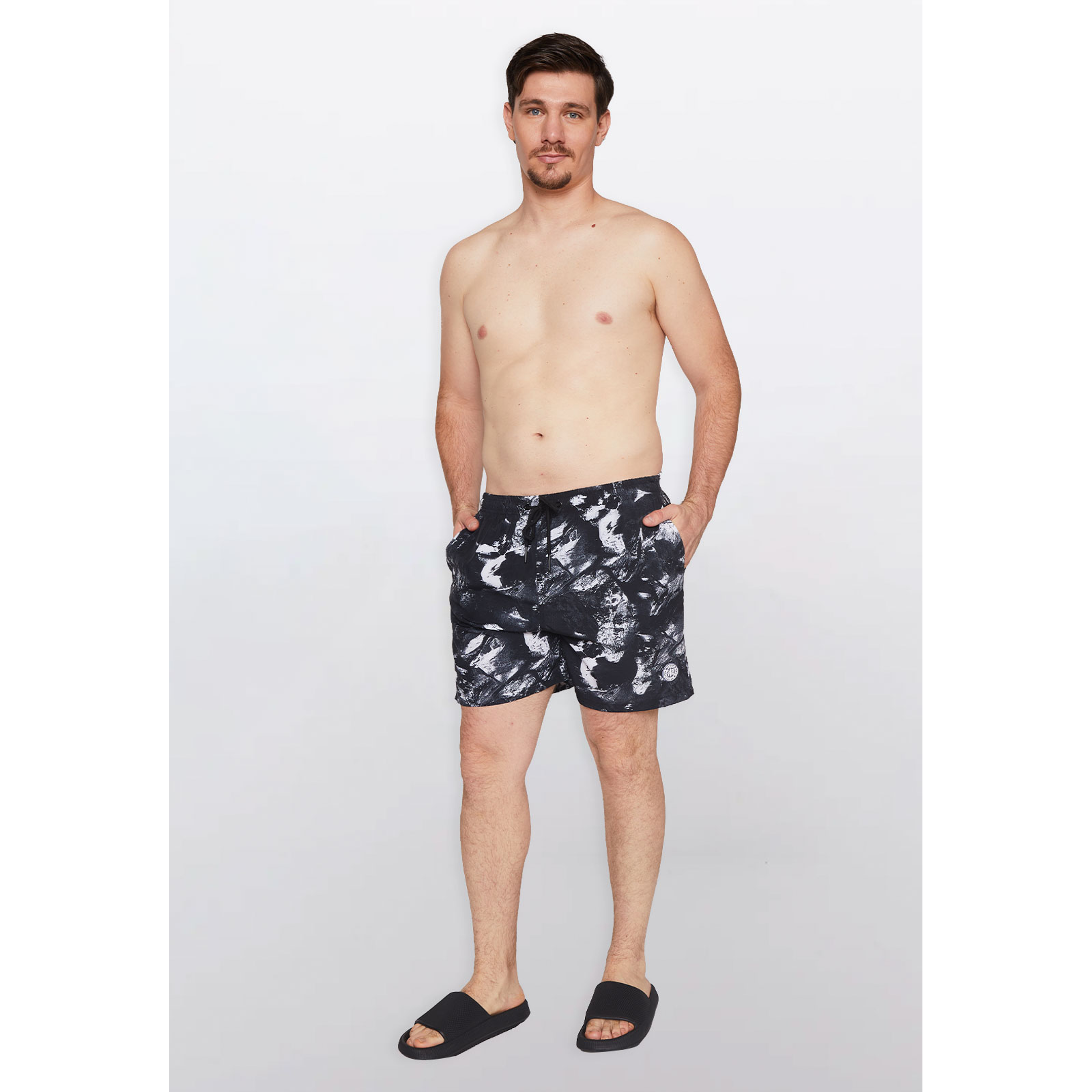 Traje De Baño Hombre Urban gaspeado Gris Familyshop 5