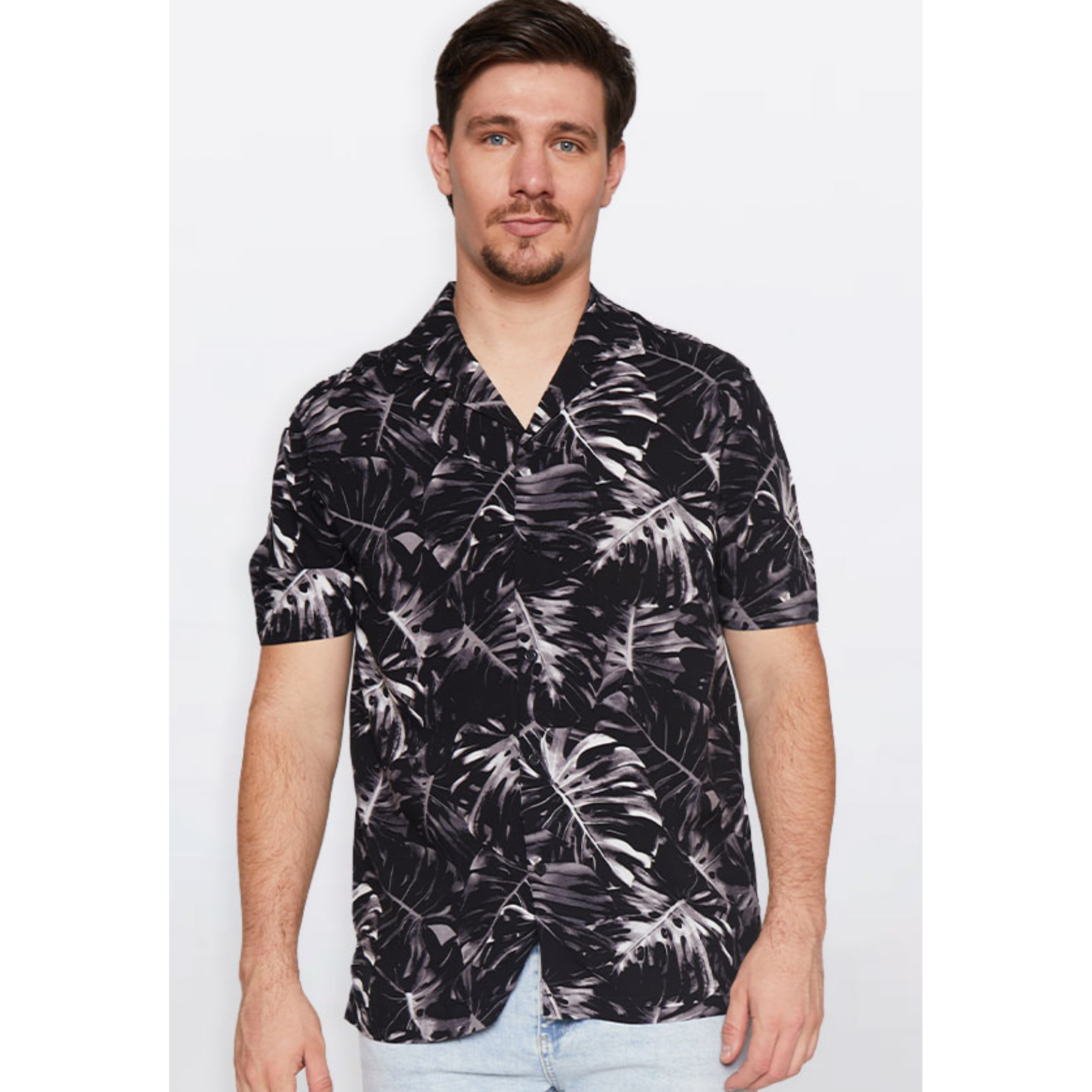 Camisa Hombre Rapport Urban Negro Familyshop 1