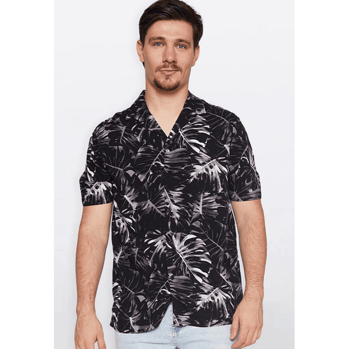 Camisa Hombre Rapport Urban Negro Familyshop 1