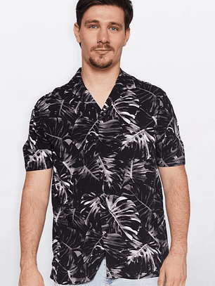 Camisa Hombre Rapport Urban Negro Familyshop