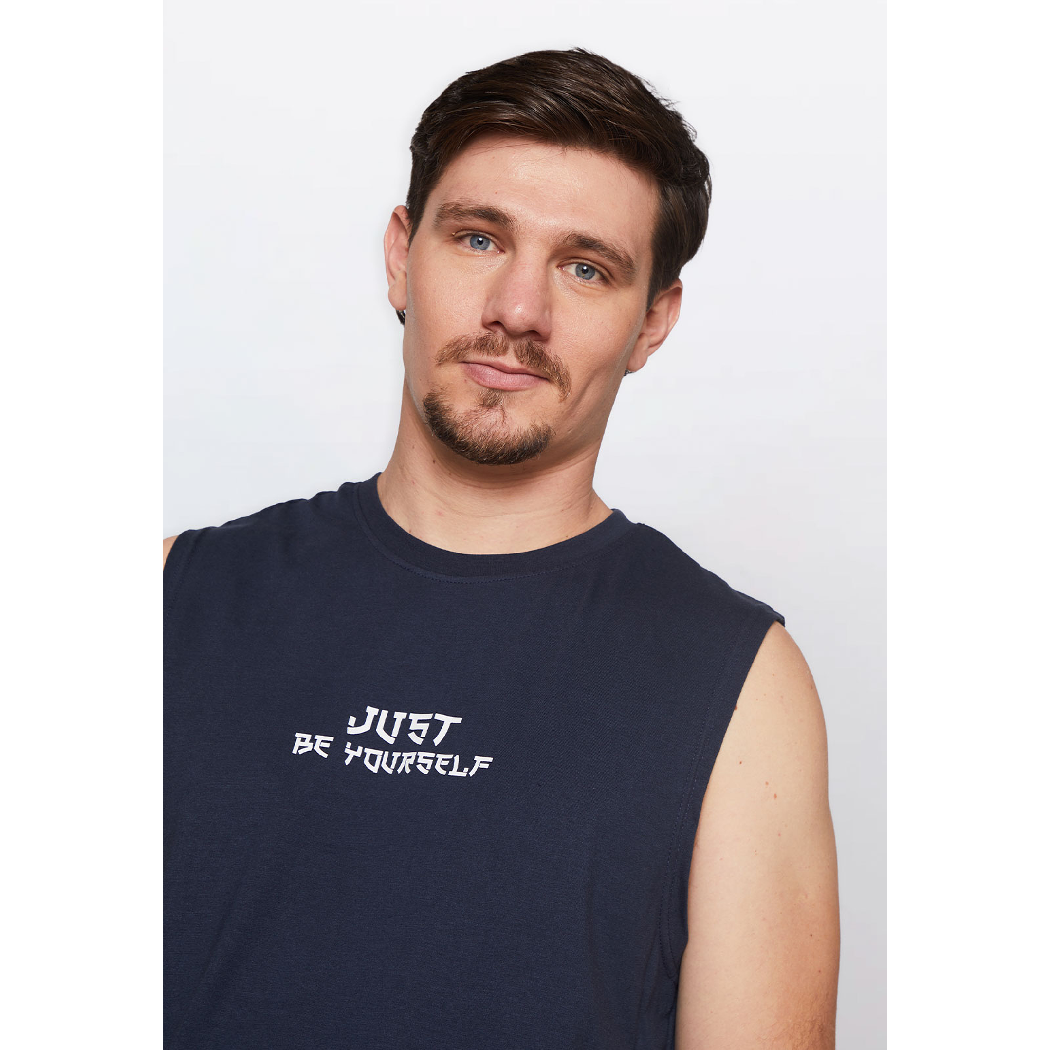 Polera Hombre Print Casual Azul Familyshop 4