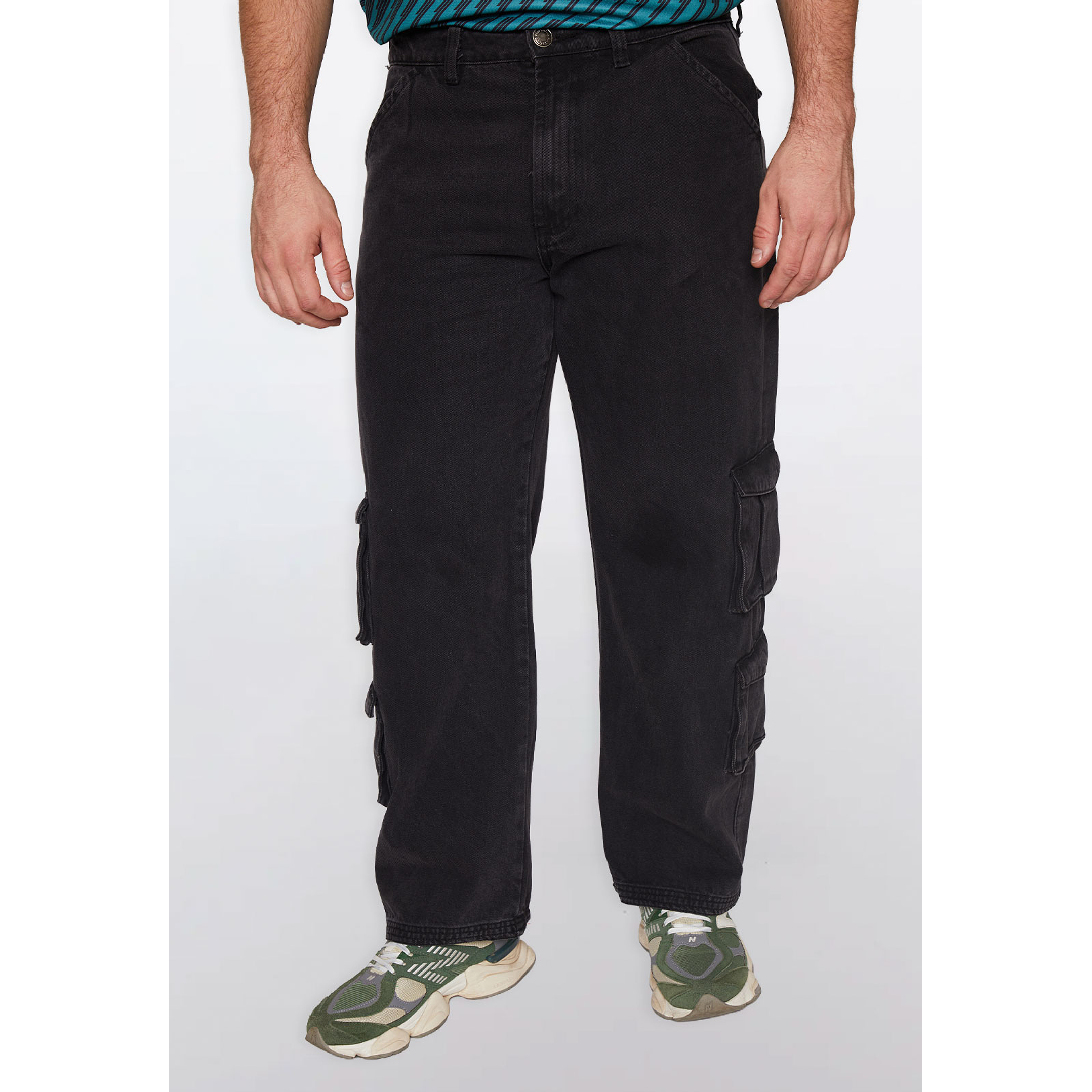 Jeans Hombre Wide Leg Negro Familyshop 1