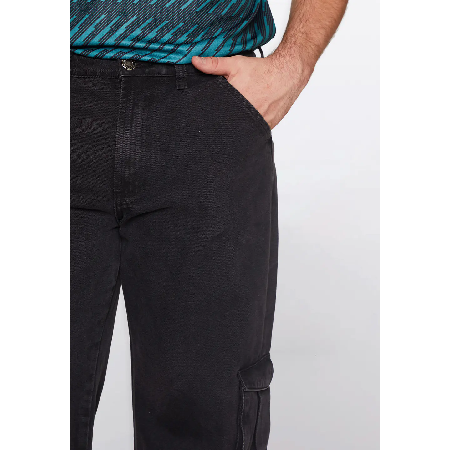 Jeans Hombre Wide Leg Negro Familyshop 4