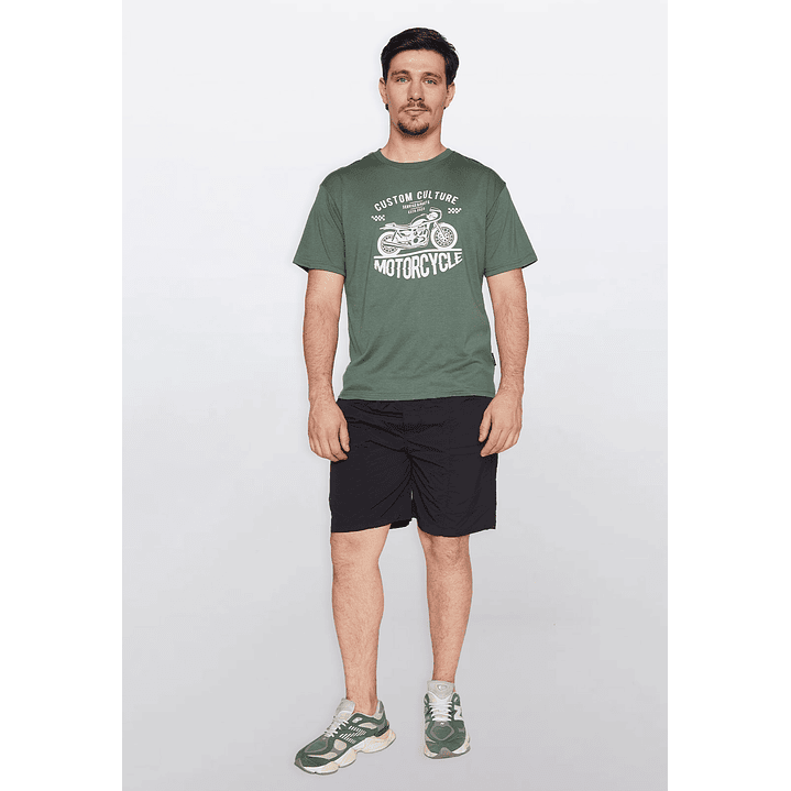 Bermuda Hombre Taslan Basic Negro Familyshop 4