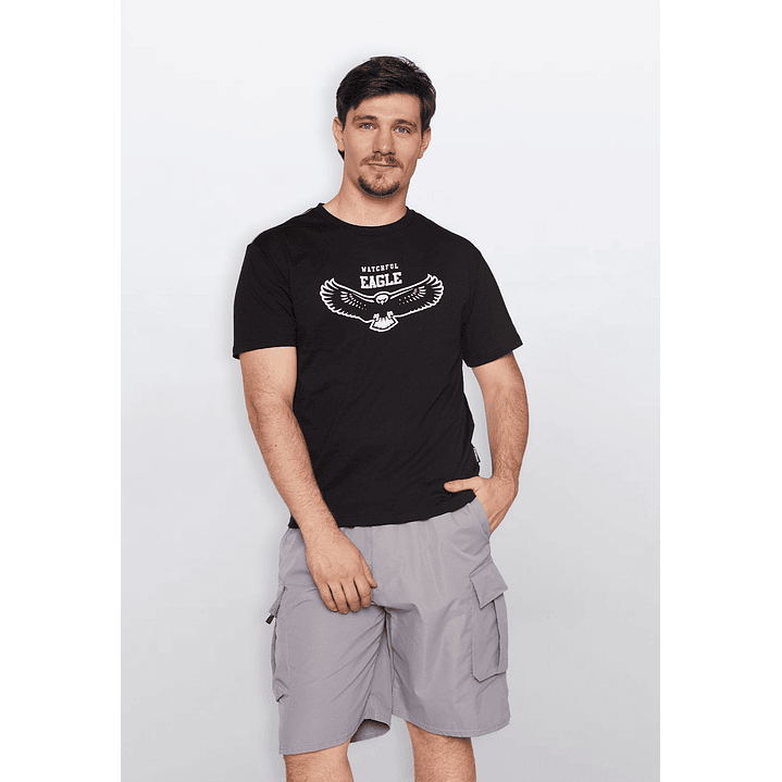 Polera Hombre Basic Eagle Negro Familyshop 1