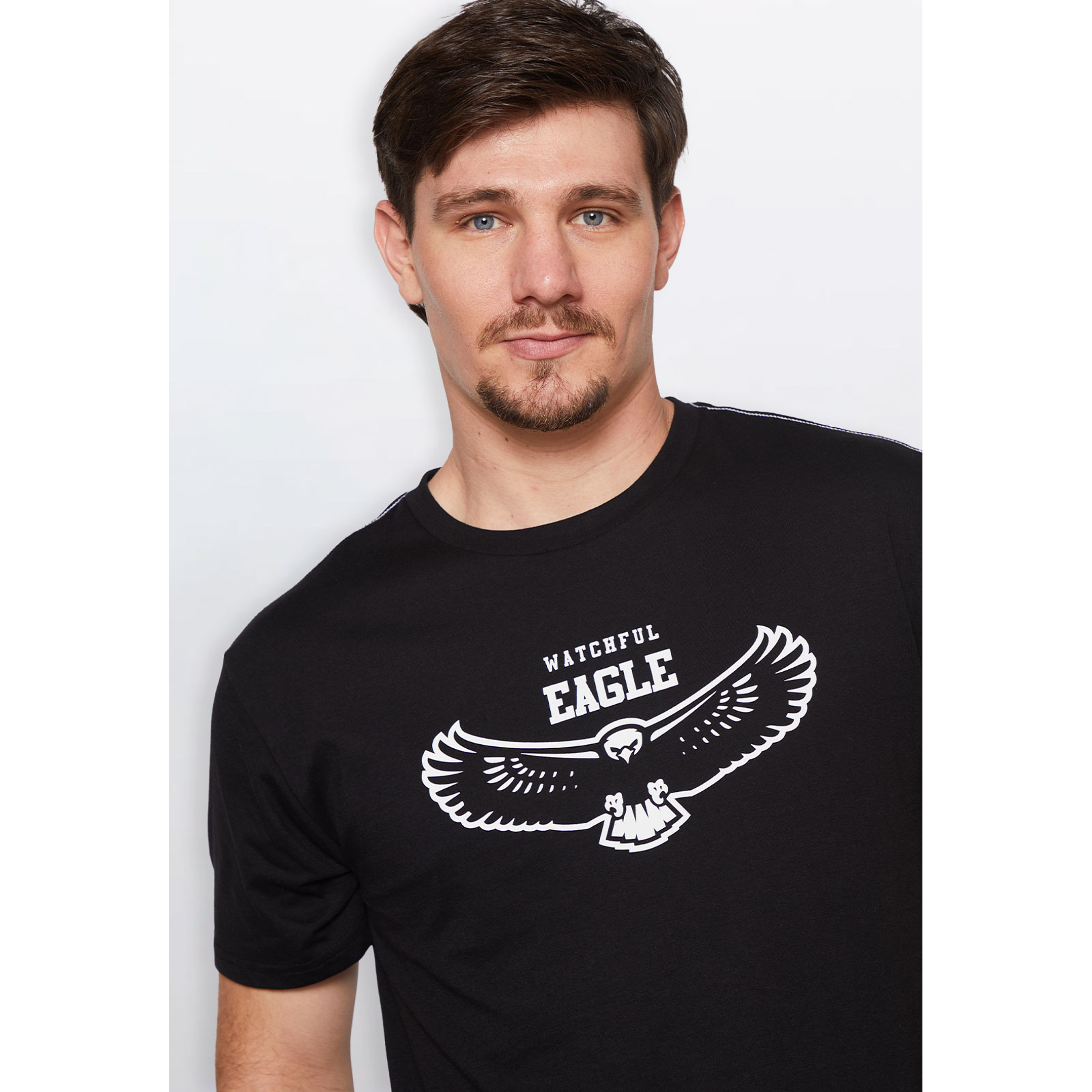 Polera Hombre Basic Eagle Negro Familyshop 4