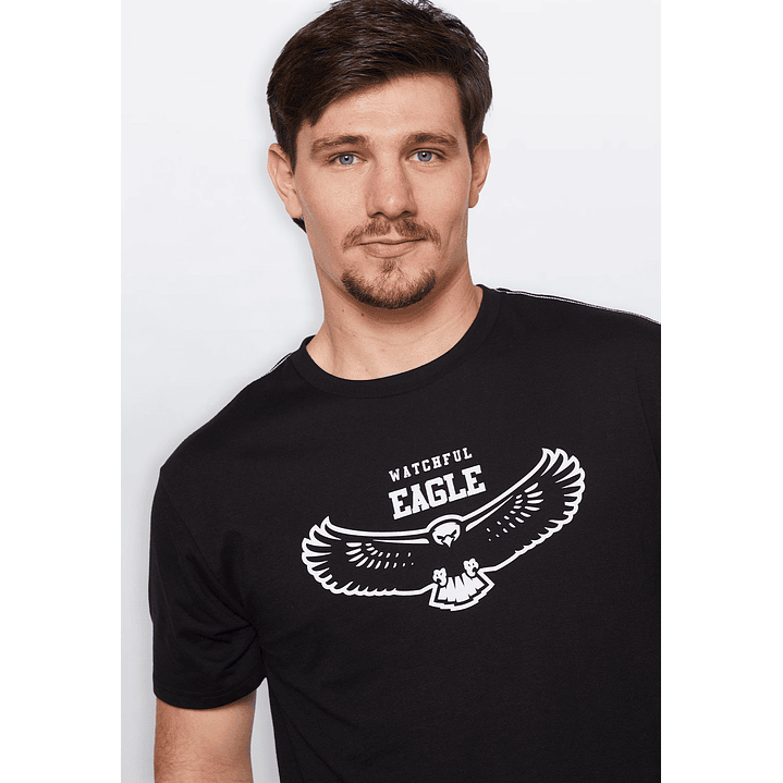 Polera Hombre Basic Eagle Negro Familyshop 4