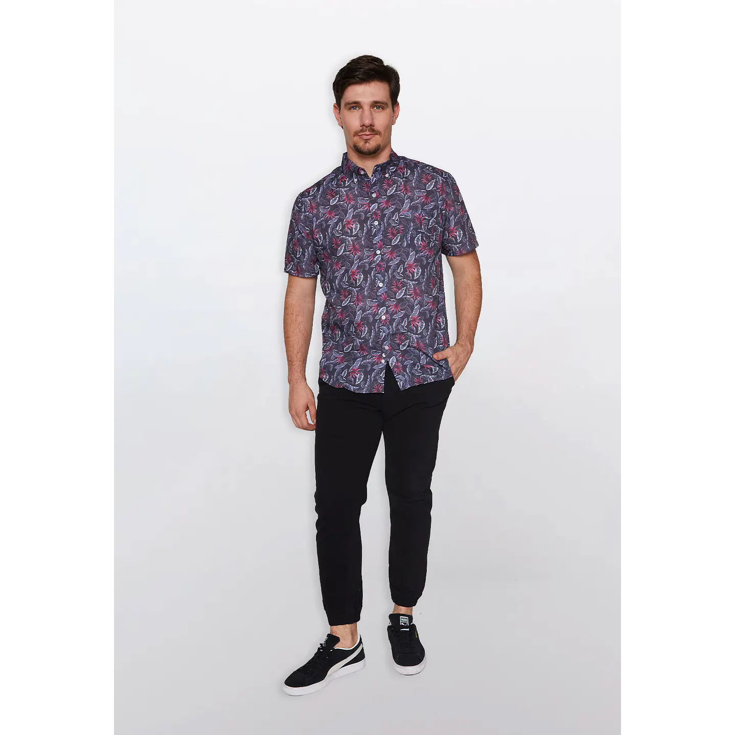 Camisa Hombre Pop Negro Familyshop 2