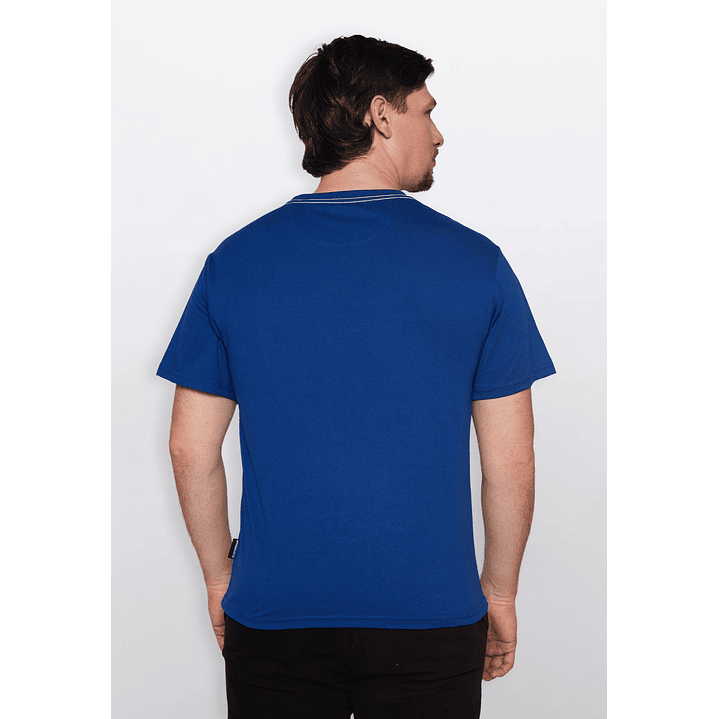 Polera Hombre Basic1 Color Azul Familyshop 3
