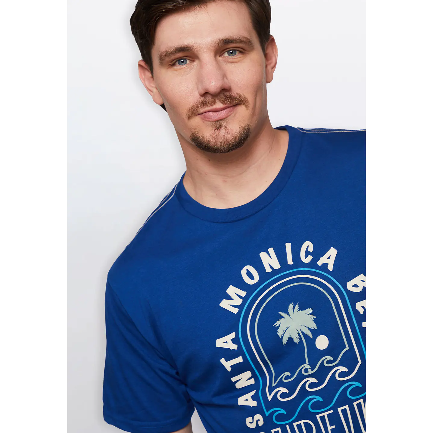 Polera Hombre Basic One Azul Familyshop 4