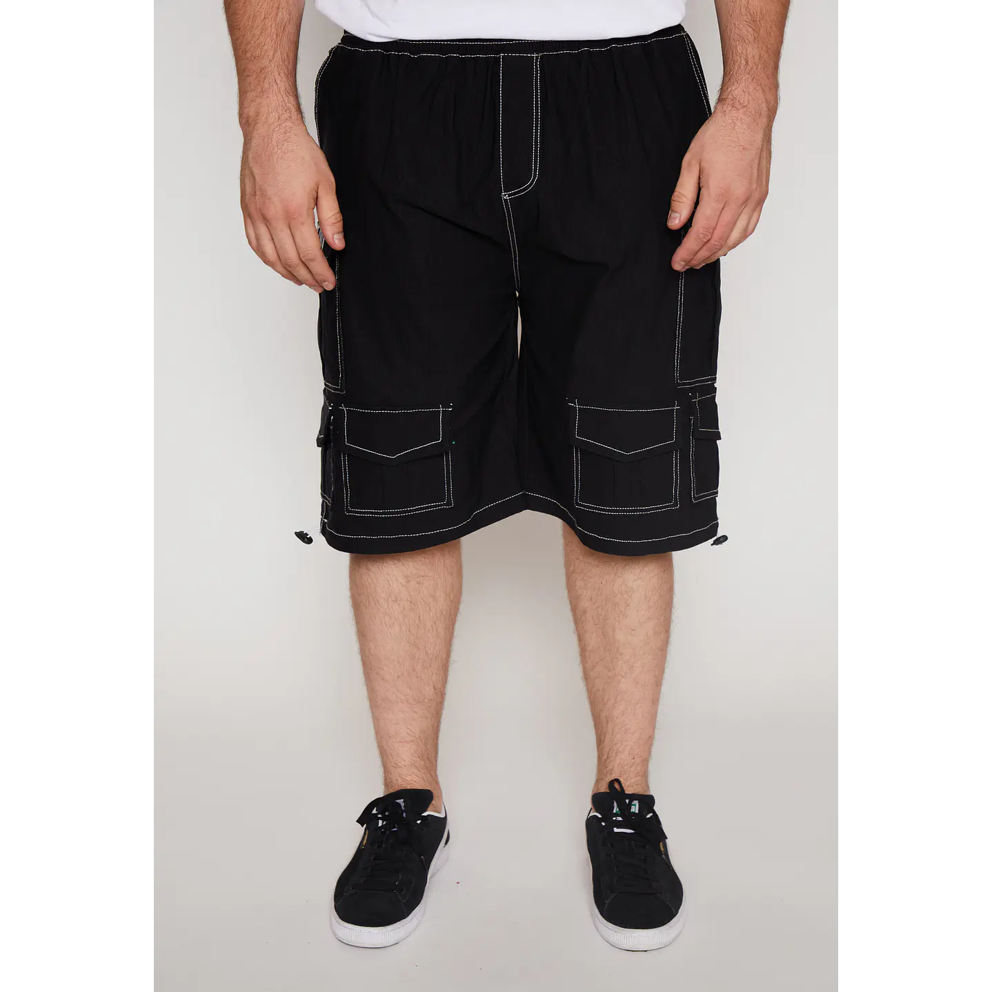 Bermuda Hombre Multicargo Negro Familyshop 1