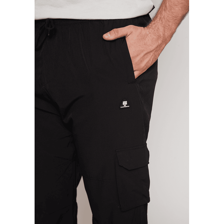 Pantalón Hombre Cargo Negro Familyshop 3