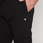 Pantalón Hombre Cargo Negro Familyshop - Miniatura 3