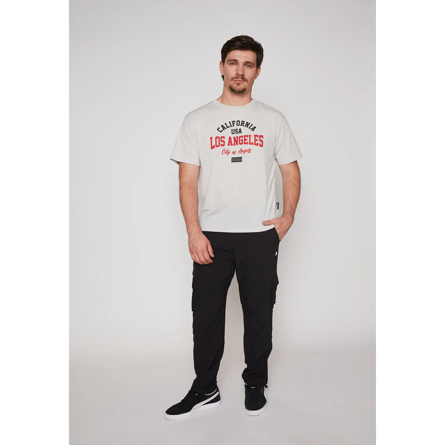 Pantalón Hombre Cargo Negro Familyshop 2