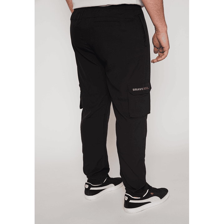 Pantalón Hombre Cargo Negro Familyshop 4