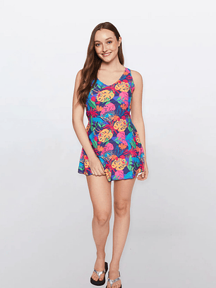 Traje De Baño Chic Mini Azul Familyshop