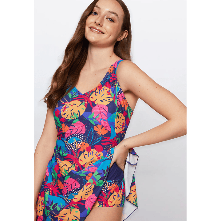 Traje De Baño Chic Mini Azul Familyshop 4