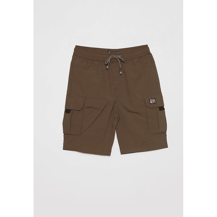 Bermuda Niño Cargo Verde Familyshop 1