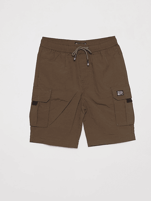 Bermuda Niño Cargo Verde Familyshop